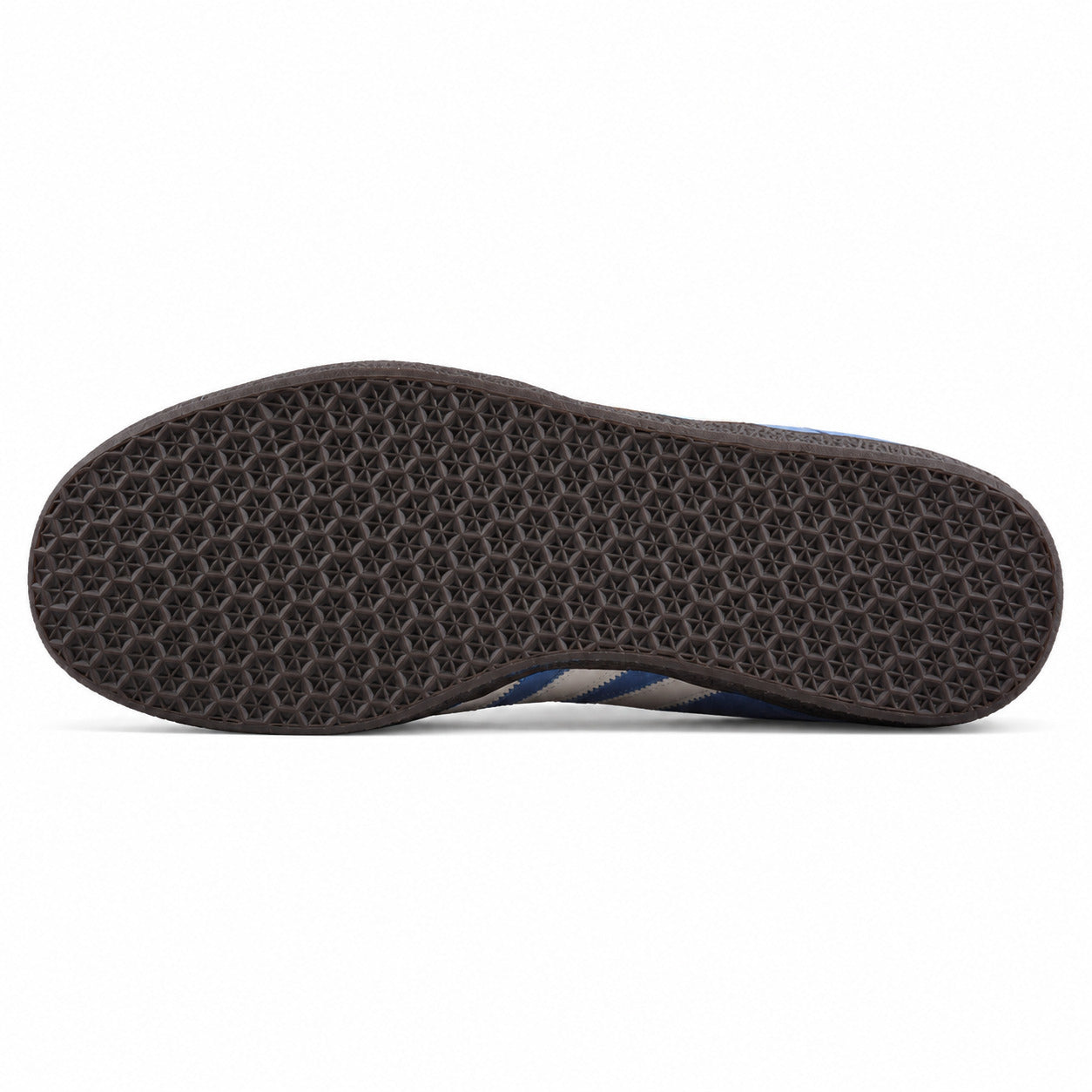 Adidas Gazelle azul cielo branco suela castanho vista inferior