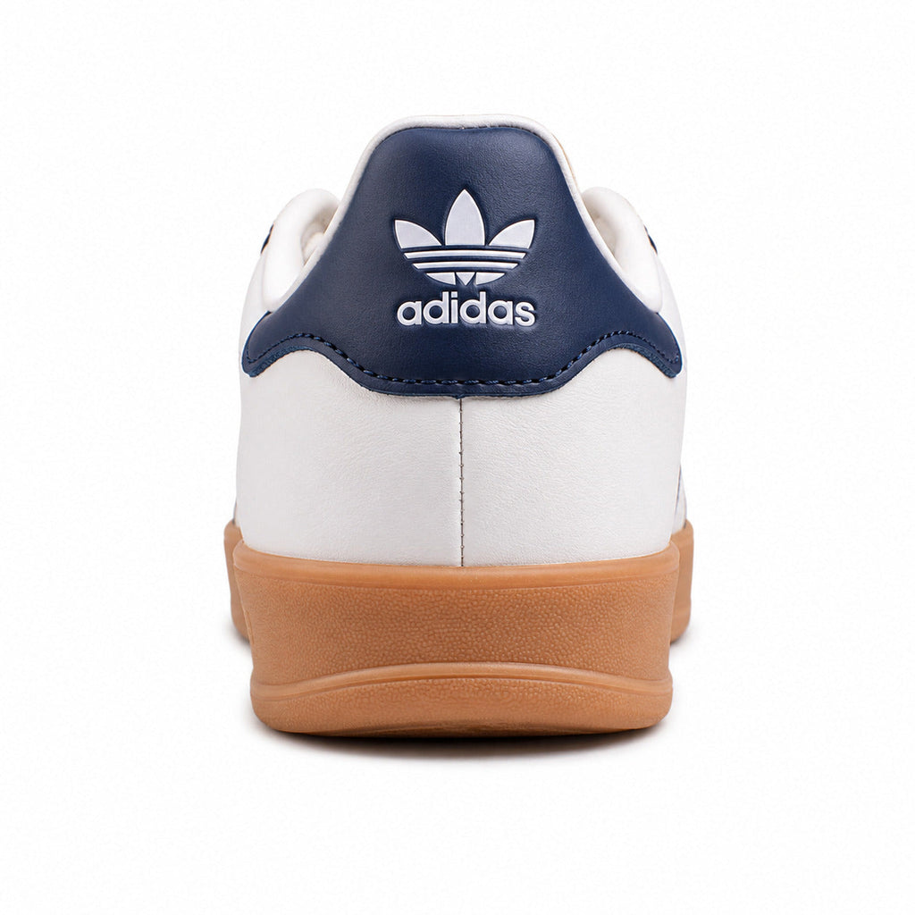 Adidas Gazelle Bold branco cinzento detalle talón marino adidas
