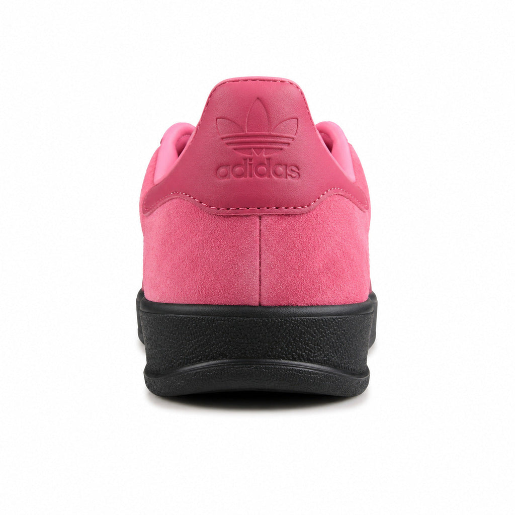 Adidas Gazelle Indoor rosa preto detalle talón logo adidas