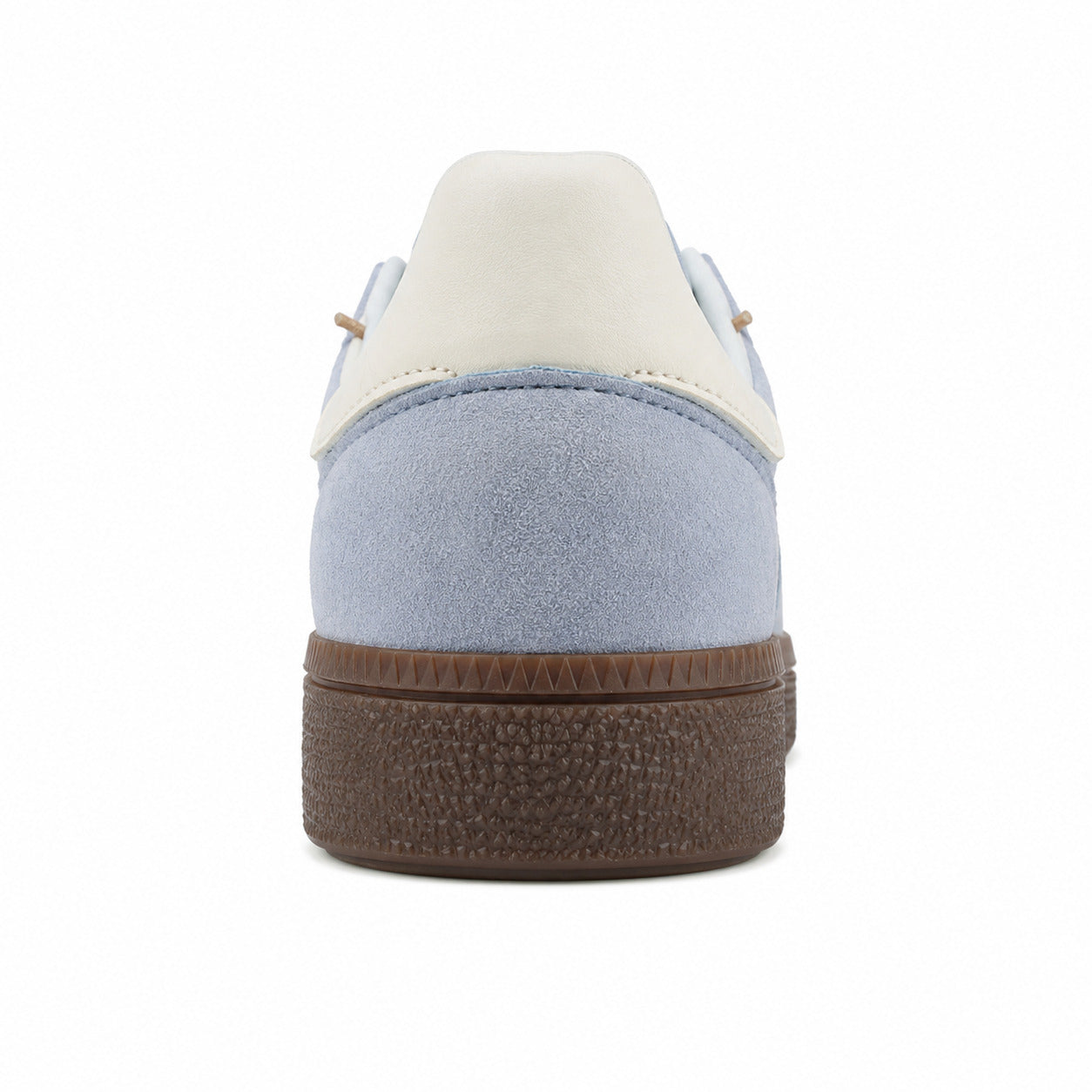 Adidas Handball Spezial azul cielo crema detalle talón suela borracha