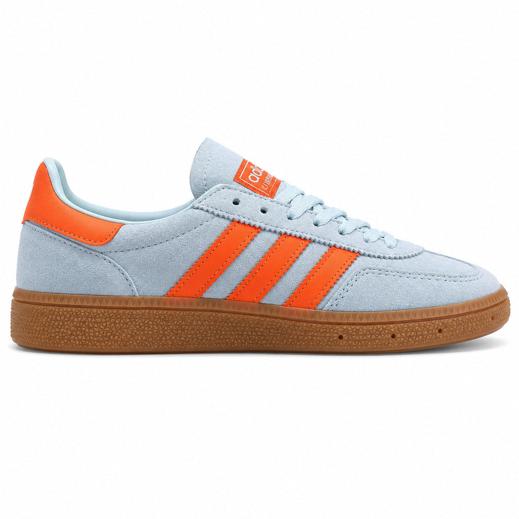 Adidas Handball Spezial ante azul cielo laranja vista lateral izquierda
