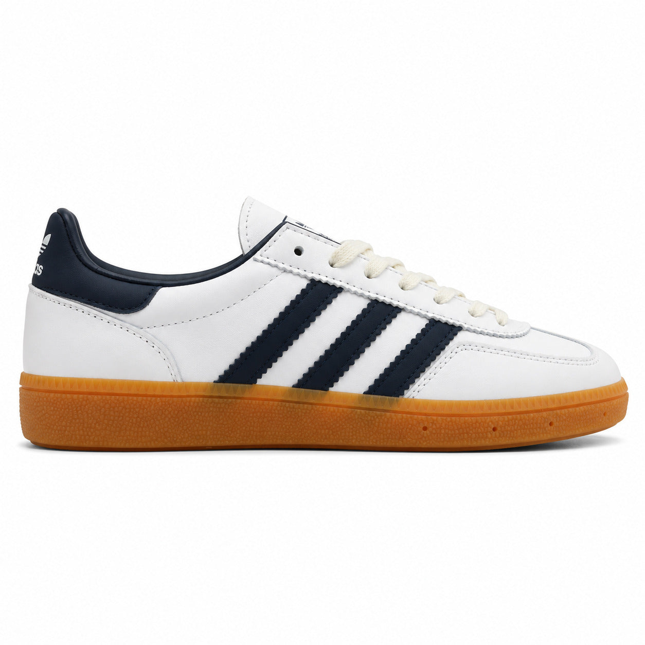 Adidas Handball Spezial branco marino lateral derecho suela borracha
