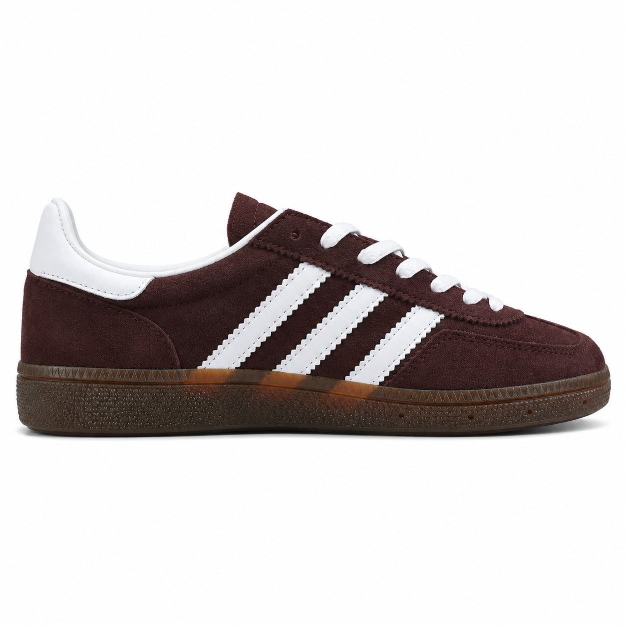 Adidas Handball Spezial ante burdeos branco lateral derecho suela borracha