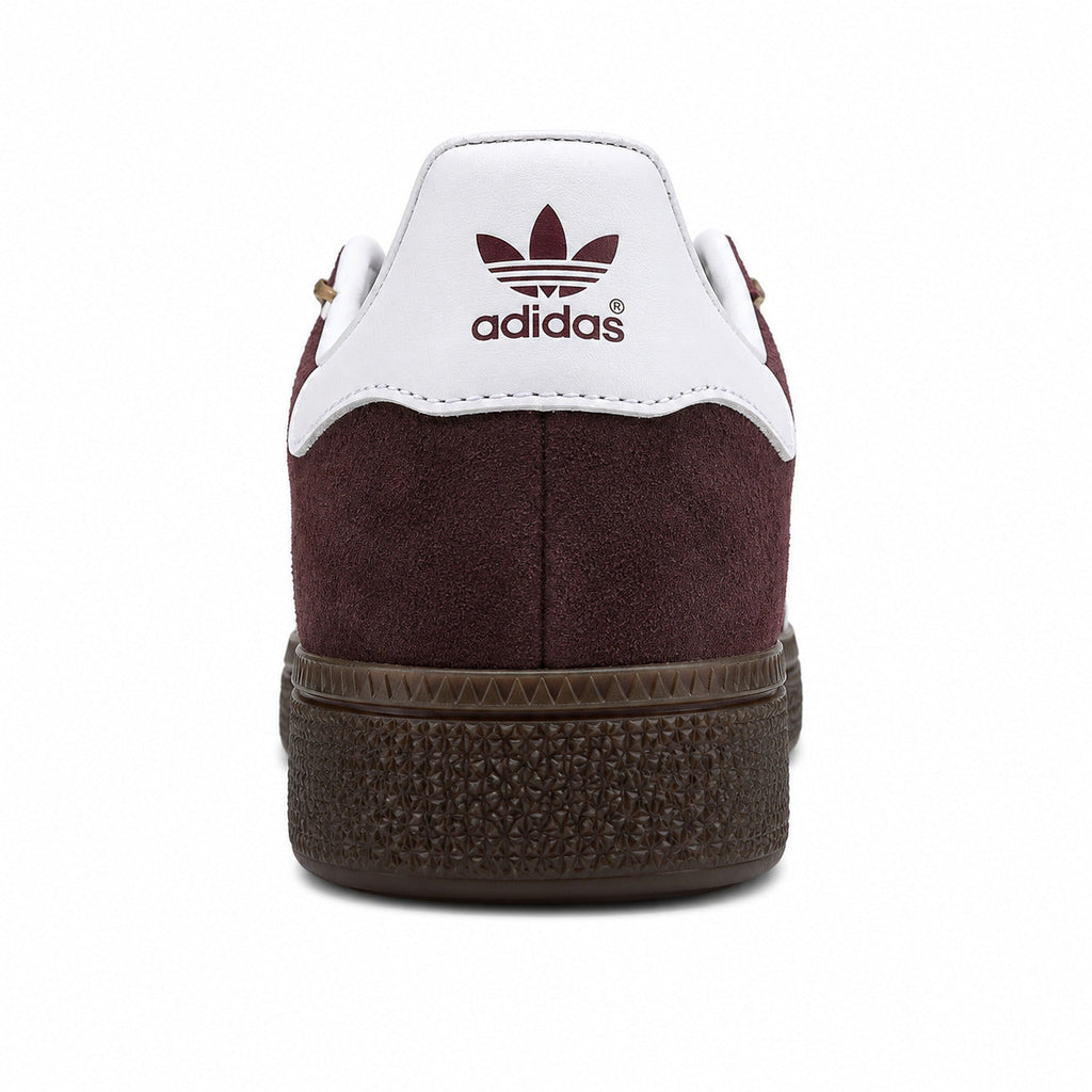 Adidas Handball Spezial ante burdeos branco detalle contrafuerte trasero
