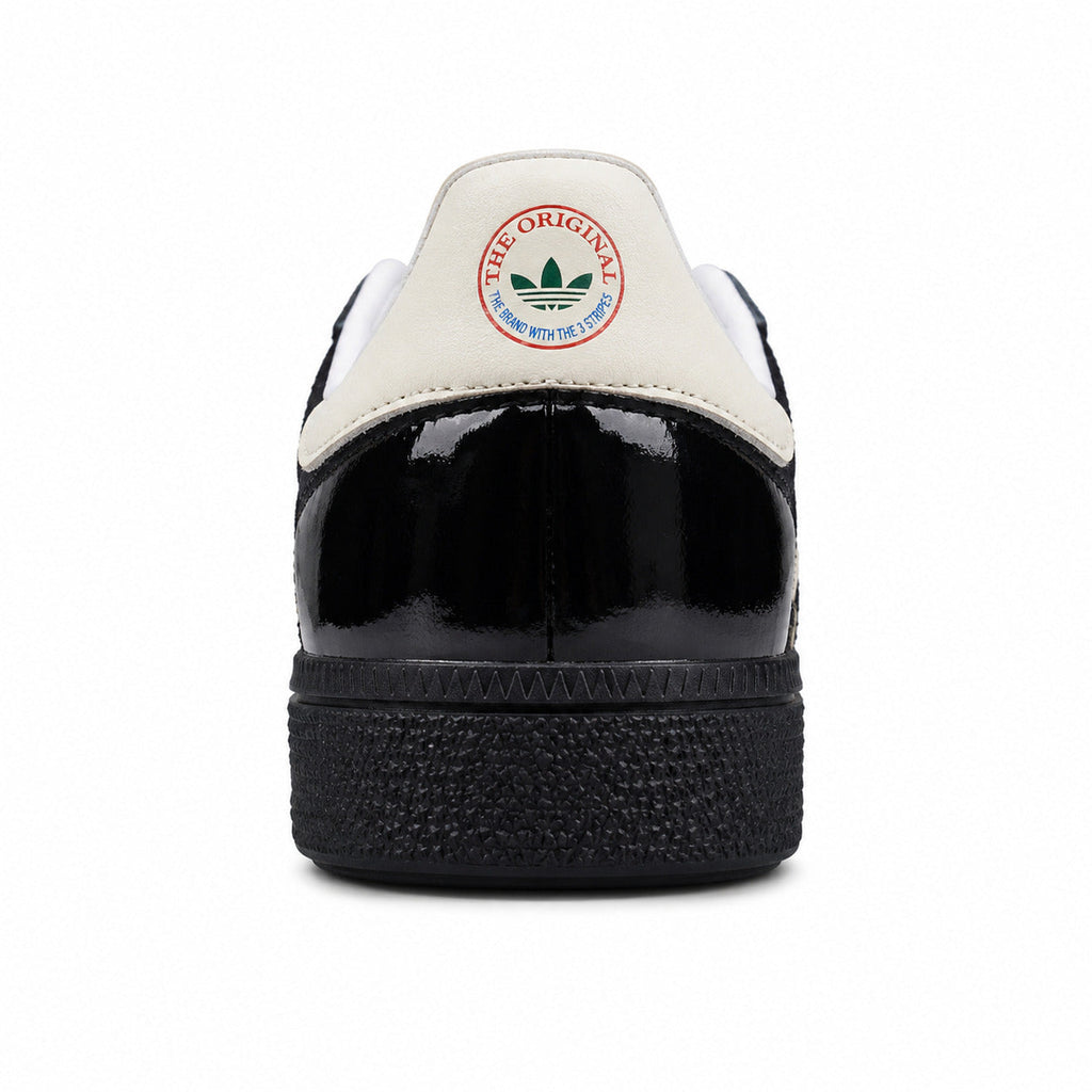 Adidas Handball Spezial charol preto detalle talón vintage the original