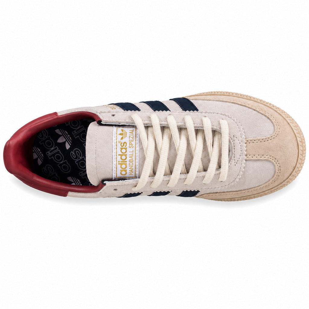 Adidas Handball Spezial crema azul-marinho burdeos vista superior