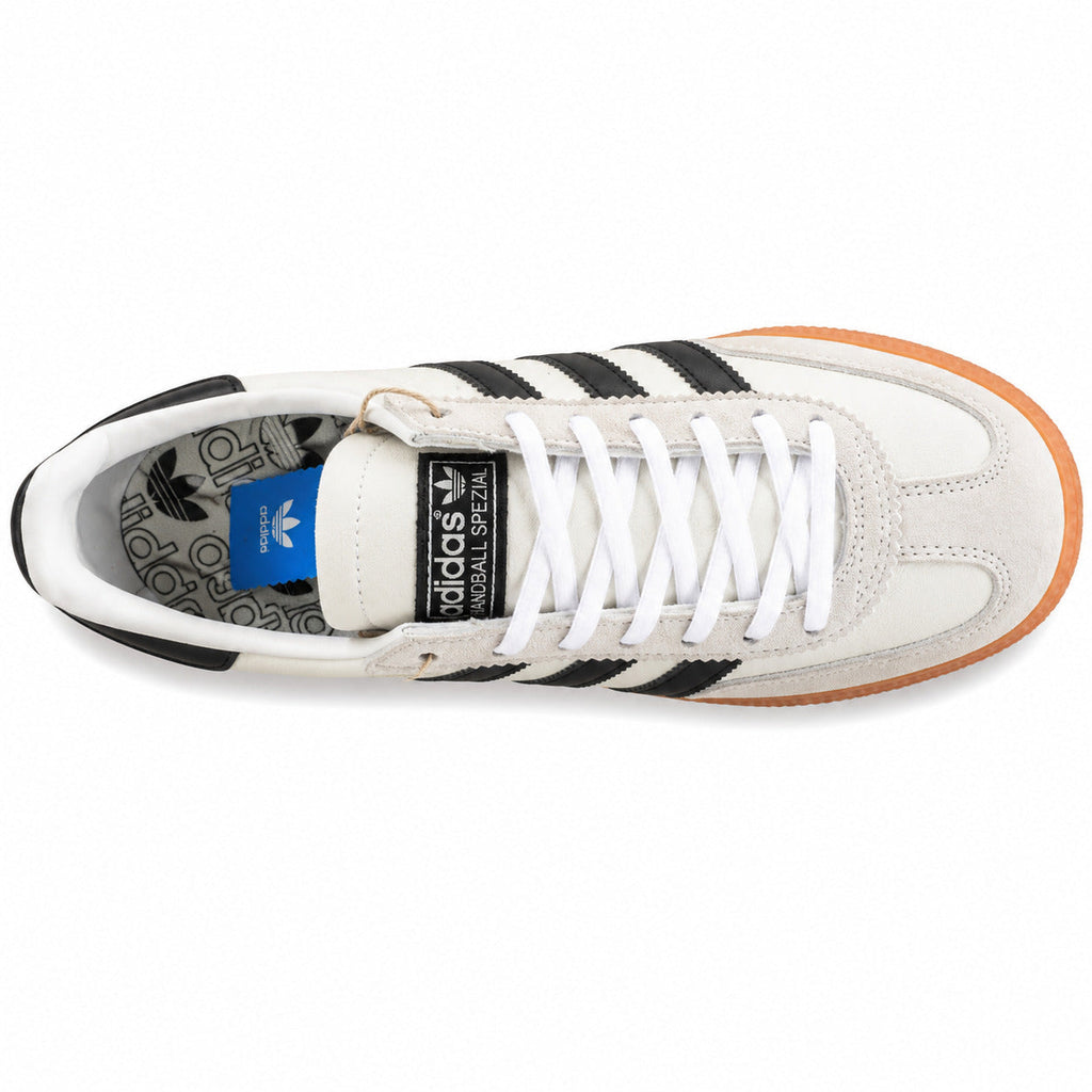 Adidas Handball Spezial crema preto suela laranja vista superior plantilla