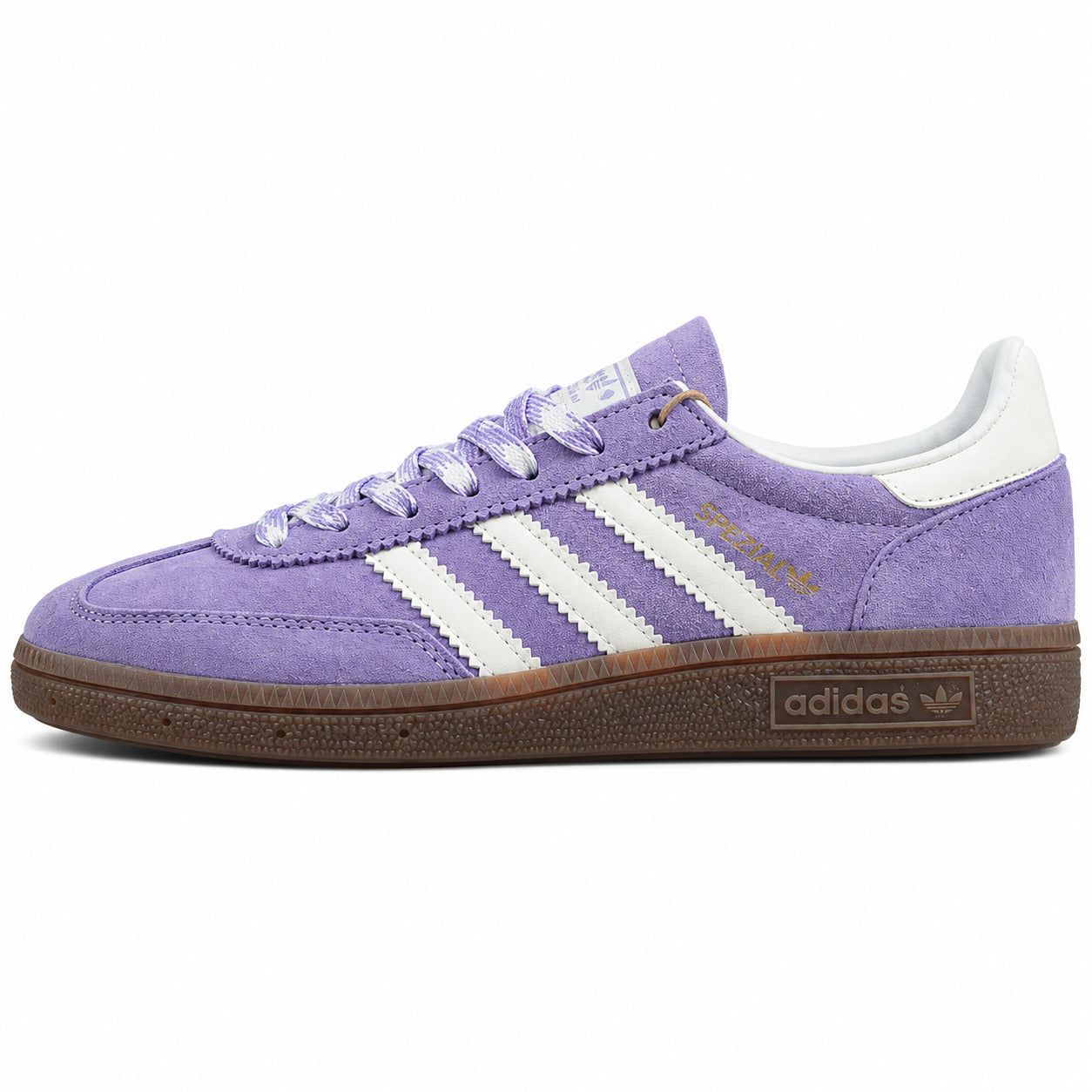 Adidas Handball Spezial ante lila branco vista lateral derecha