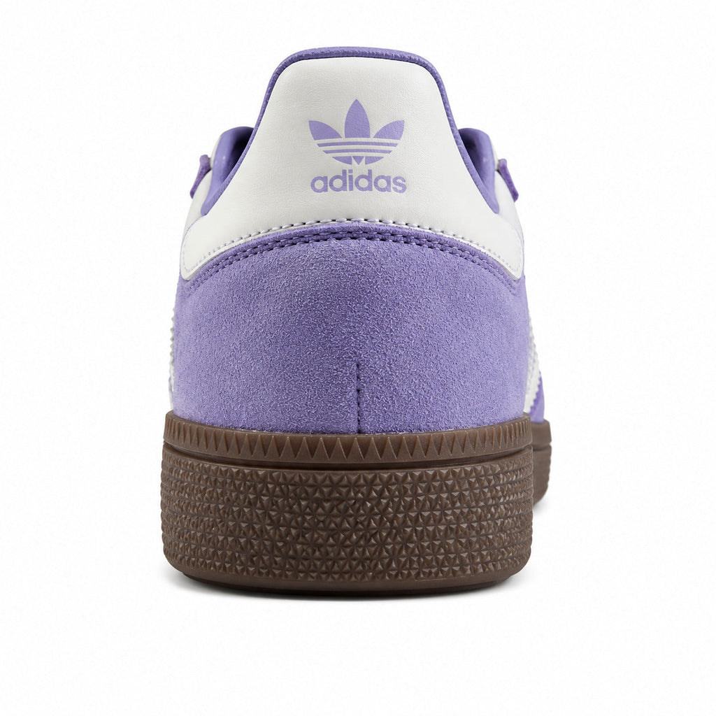 Adidas Handball Spezial ante lila branco detalle talón suela borracha