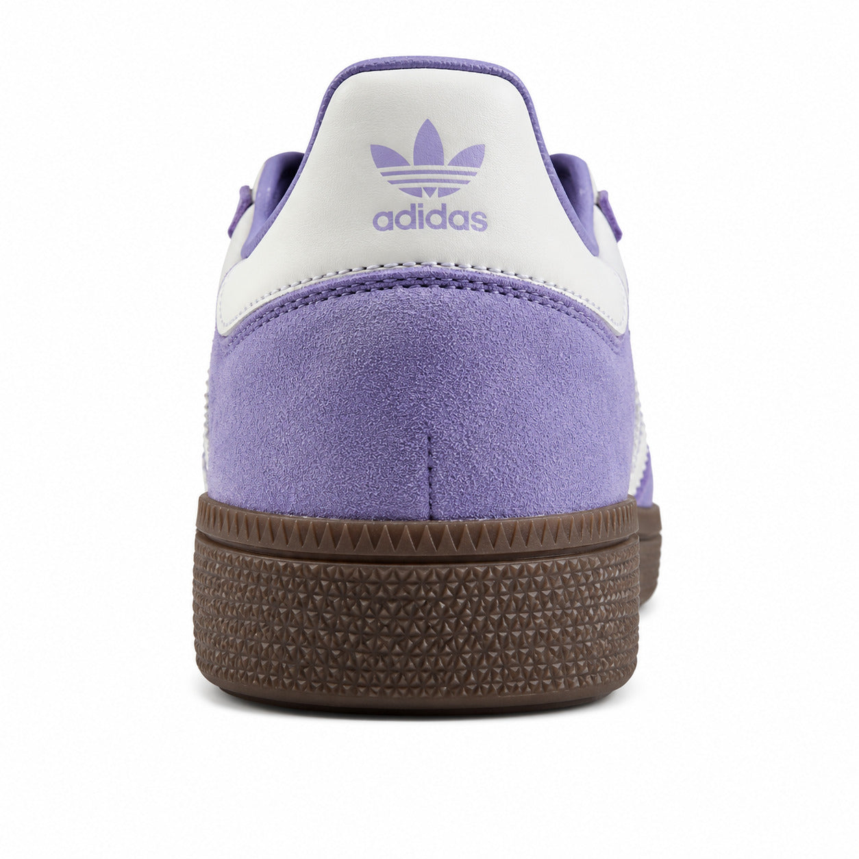 Adidas Handball Spezial ante lila branco detalle talón suela borracha