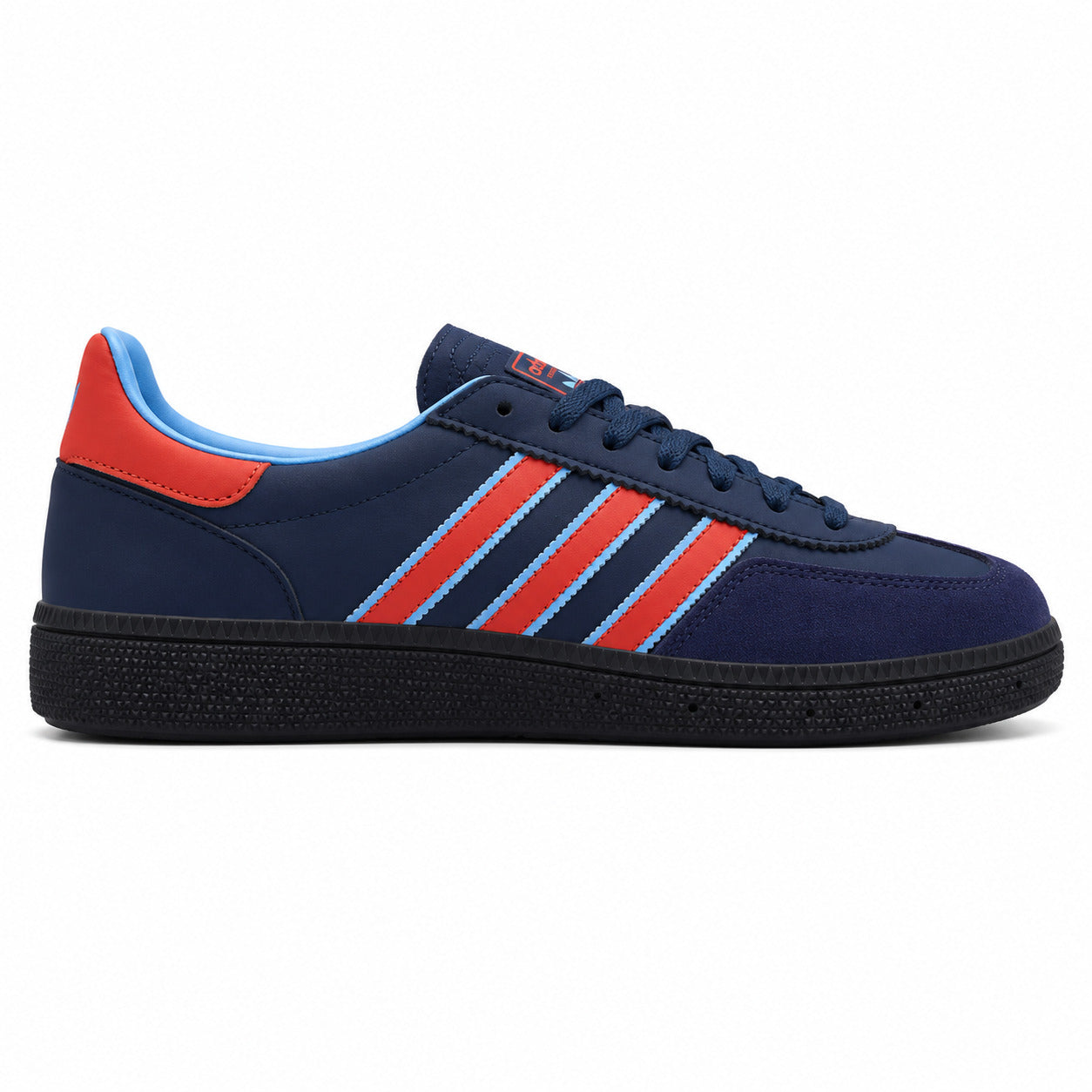 Adidas Handball Spezial Manchester 89 marino vermelho azul cielo lateral derecho