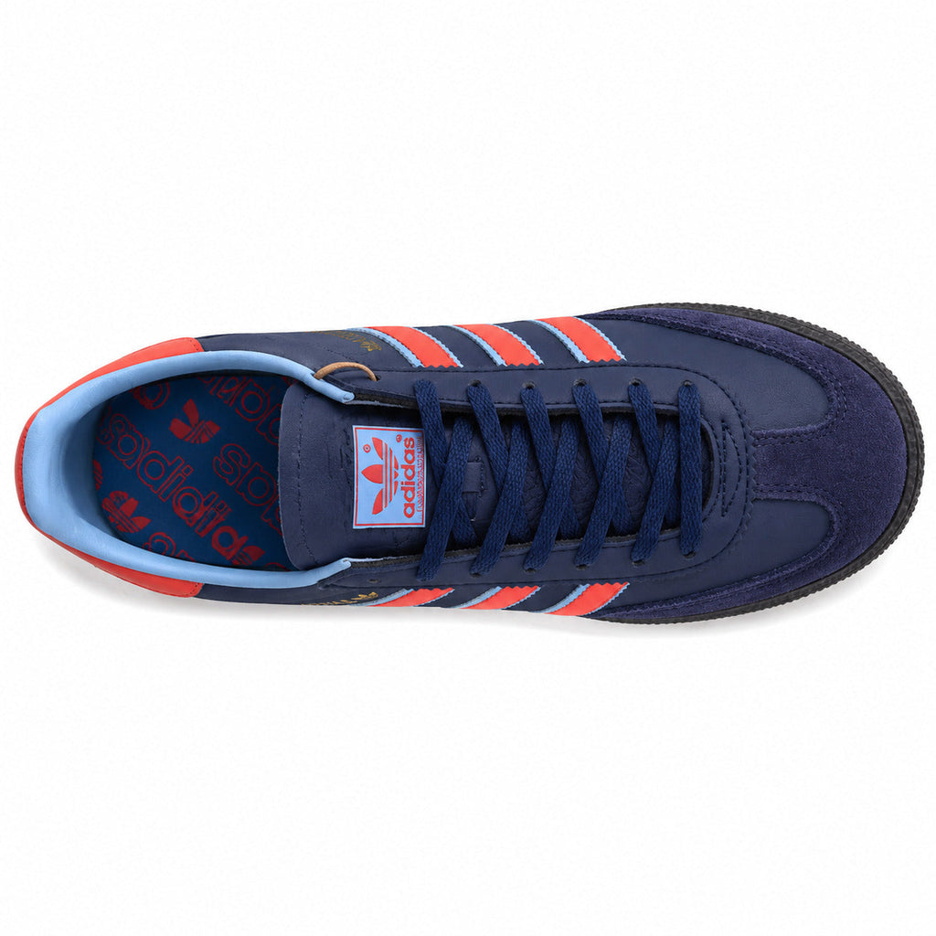 Adidas Handball Spezial Manchester 89 marino vermelho azul cielo vista superior plantilla