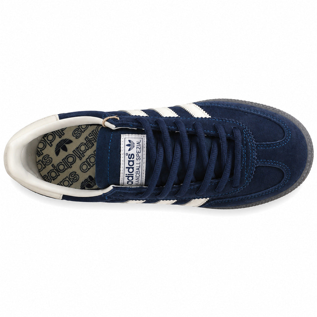 Adidas Handball Spezial azul-marinho crema vista superior cordones