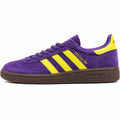 Adidas Handball Spezial ante morado amarelo vista lateral derecha