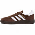 Adidas Handball Spezial pana castanho branco lateral izquierdo suela borracha
