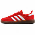 Adidas Handball Spezial ante vermelho branco vista lateral derecha