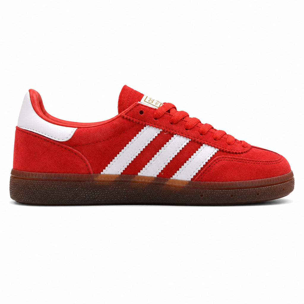 Adidas Handball Spezial ante vermelho branco vista lateral izquierda