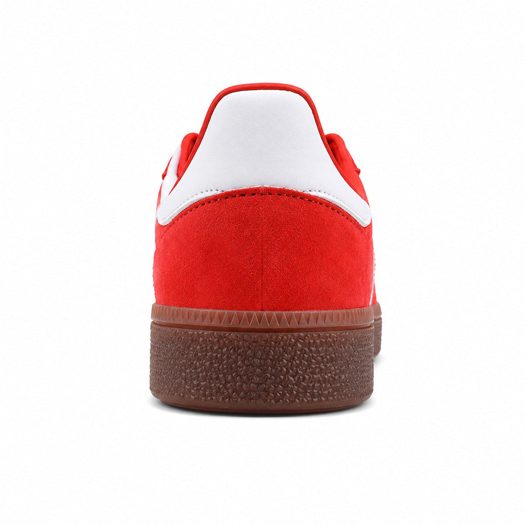 Adidas Handball Spezial ante vermelho branco detalle talón suela borracha