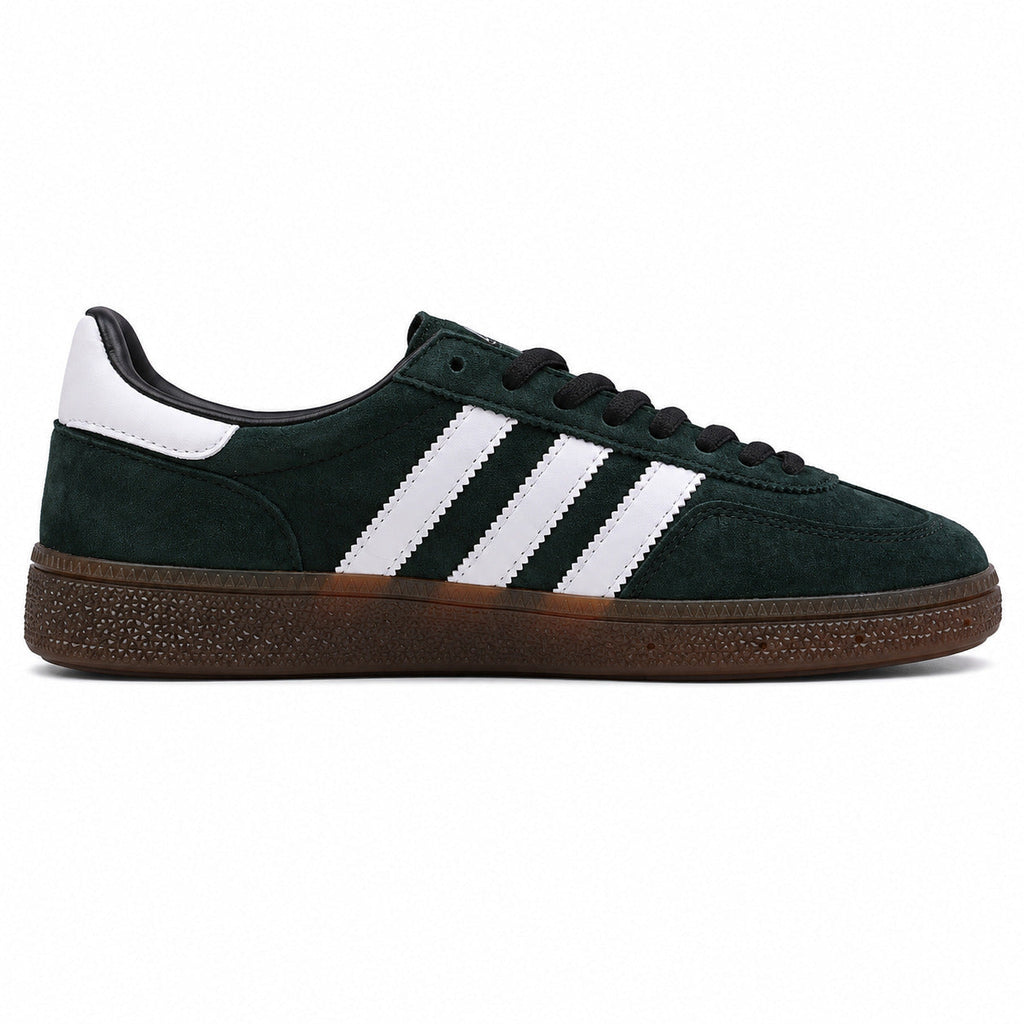 Adidas Handball Spezial ante verde oscuro branco detalle contrafuerte trasero
