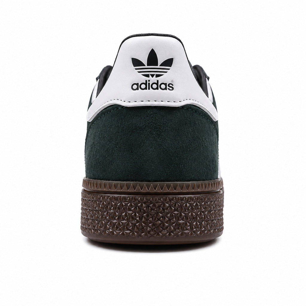 Adidas Handball Spezial ante verde oscuro branco lateral derecho suela borracha