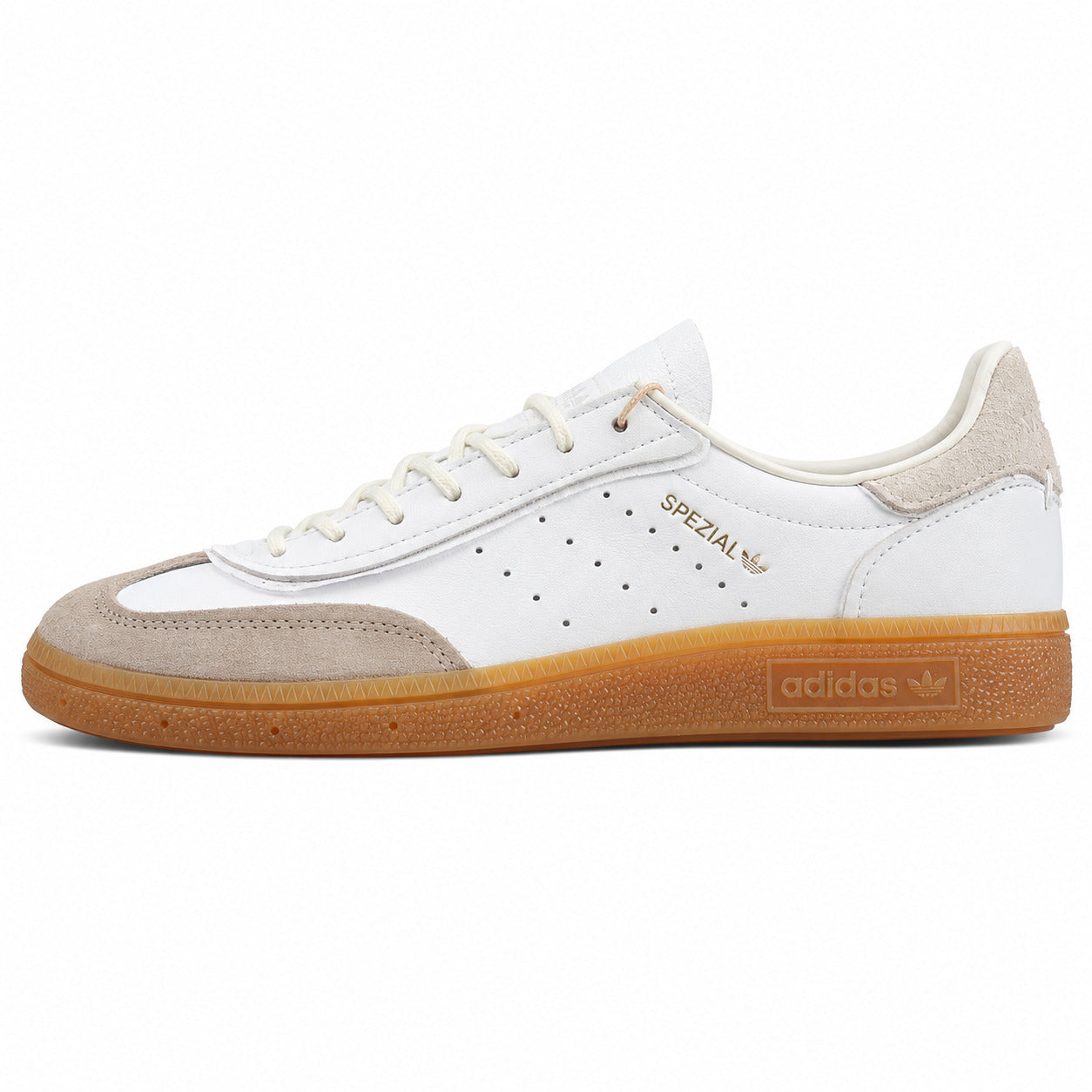 Adidas Handball Spezial x Invincible pele branco beige vista lateral derecha