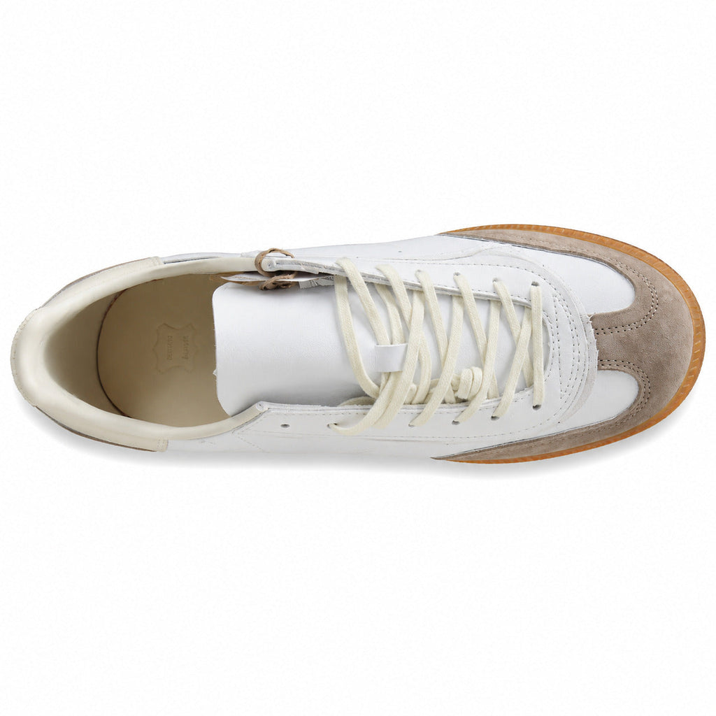 Adidas Handball Spezial x Invincible branco beige vista superior cordones