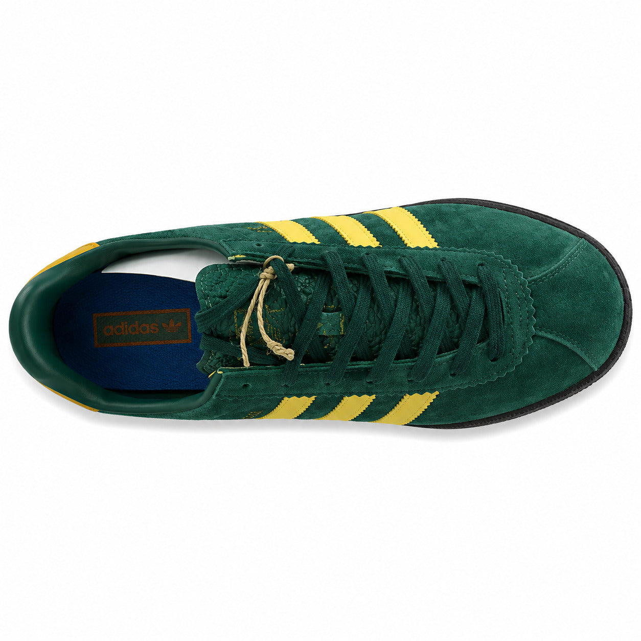 Adidas Liverpool verde ante y amarelo, vista superior