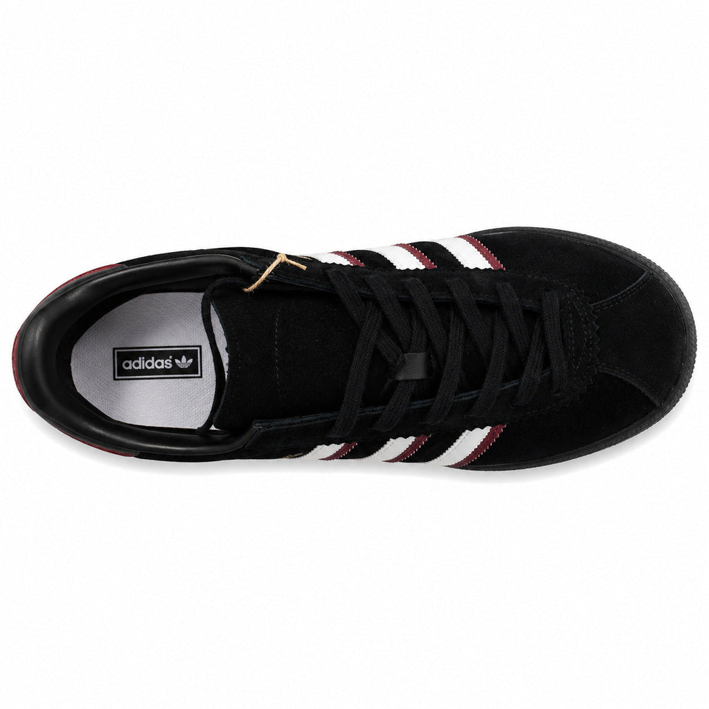 Adidas London 96 vermelho ante y preto, vista superior