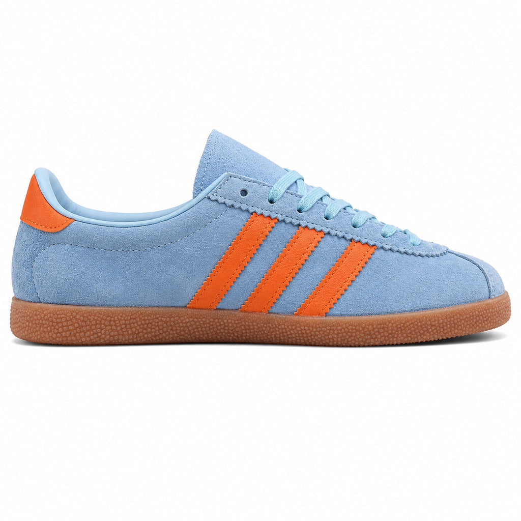 Adidas London ante azul cielo laranja vista lateral izquierda