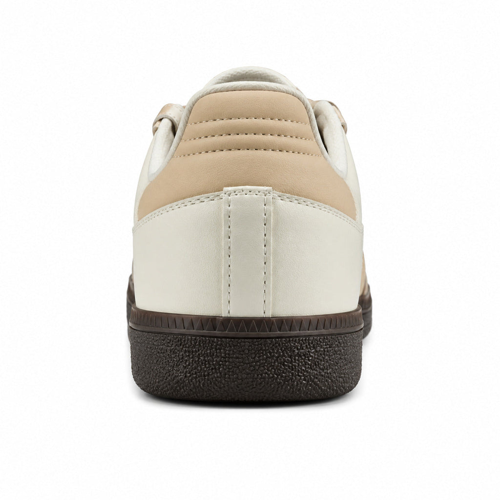 Adidas Samba OG crema beige detalle talón suela borracha oscura