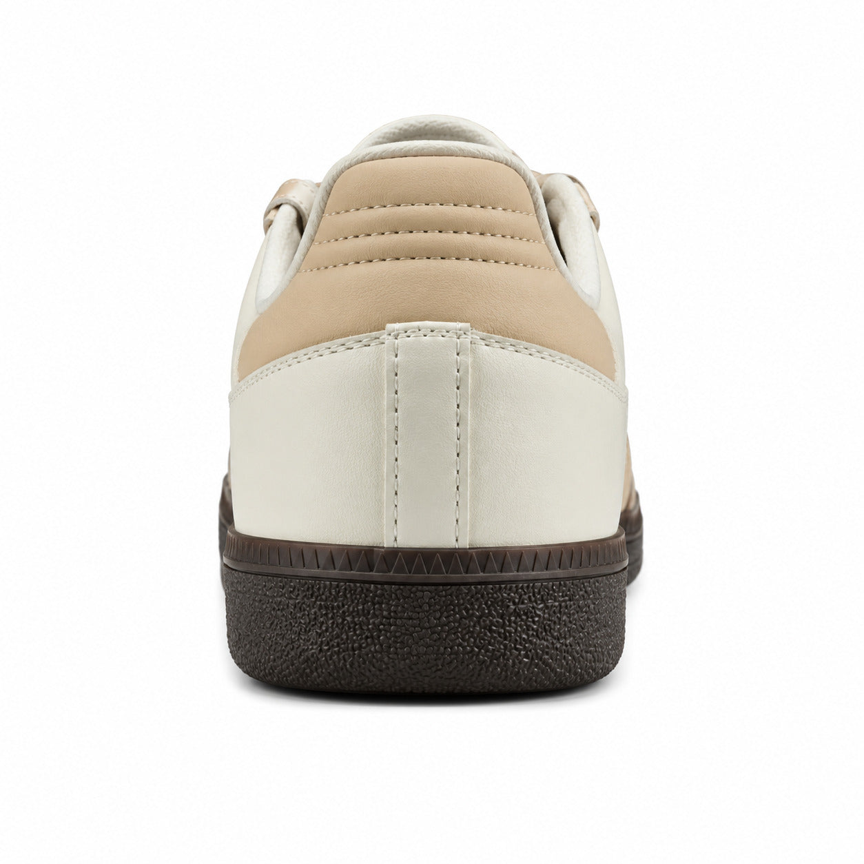 Adidas Samba OG crema beige detalle talón suela borracha oscura