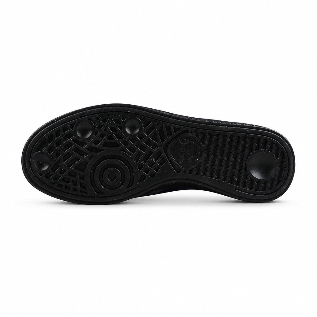 Adidas Samba OG cinzento marino suela negra patrón geométrico adidas originals vista inferior