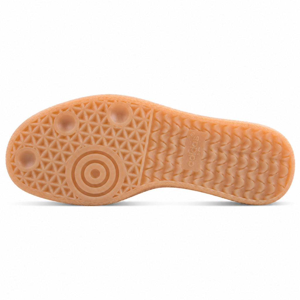 Adidas Sambae W crema suela plataforma borracha caramelo vista inferior