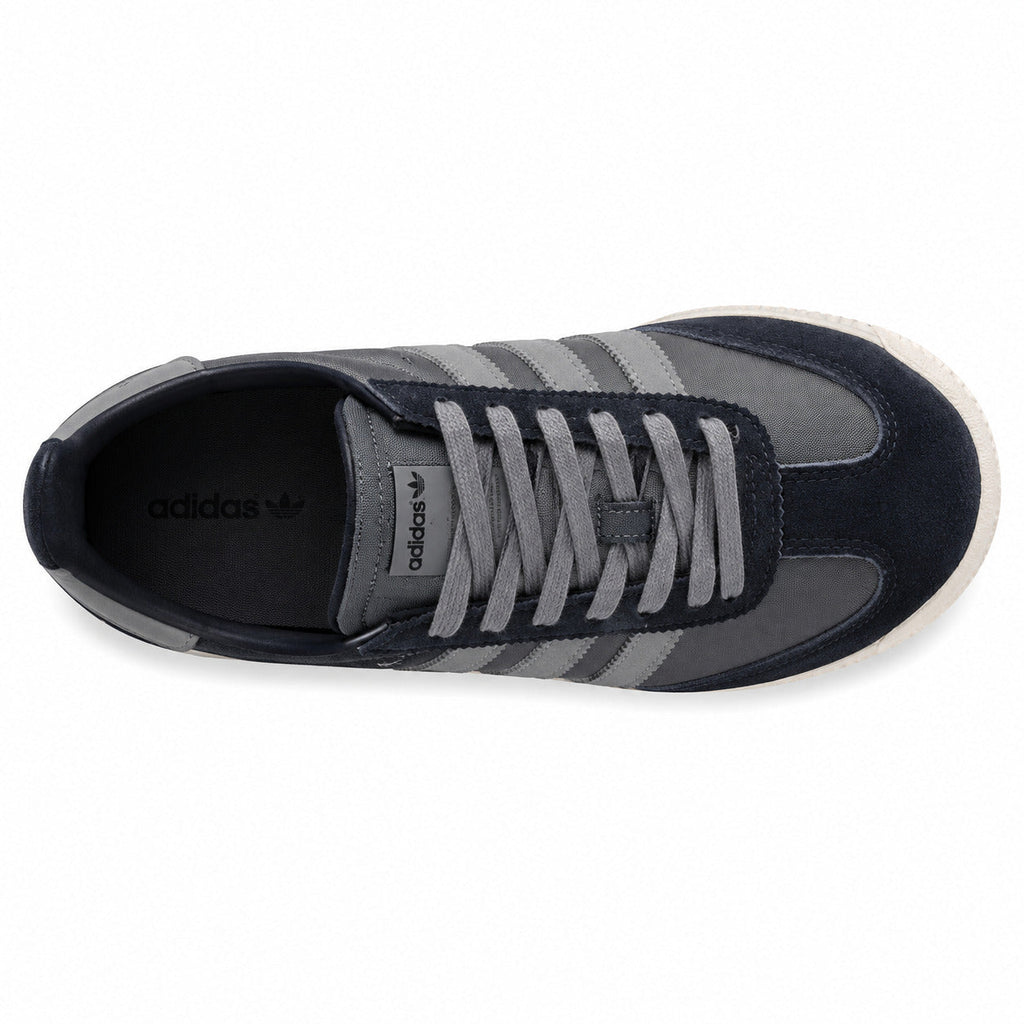 Adidas SL 72 RTN cinzento marino azul royal cordones cinzento plantilla adidas originals vista superior