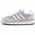 Adidas SL 72 RTN cinzento perla nylon twill ante bandas blancas boost perfil izquierdo