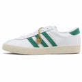 Adidas Taekwondo x Sporty Rich branco verde ante colgante raqueta suela crema perfil izquierdo