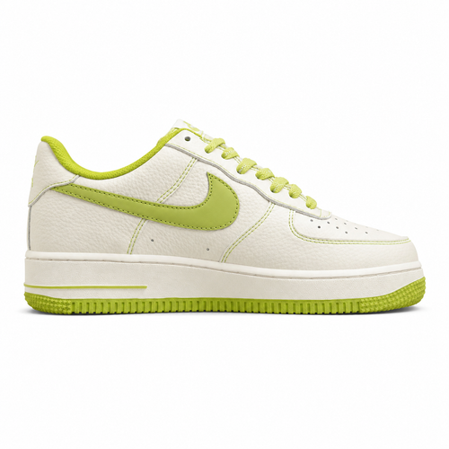 Nike Air Force 1 07 x Supreme branco verde lima lateral derecha