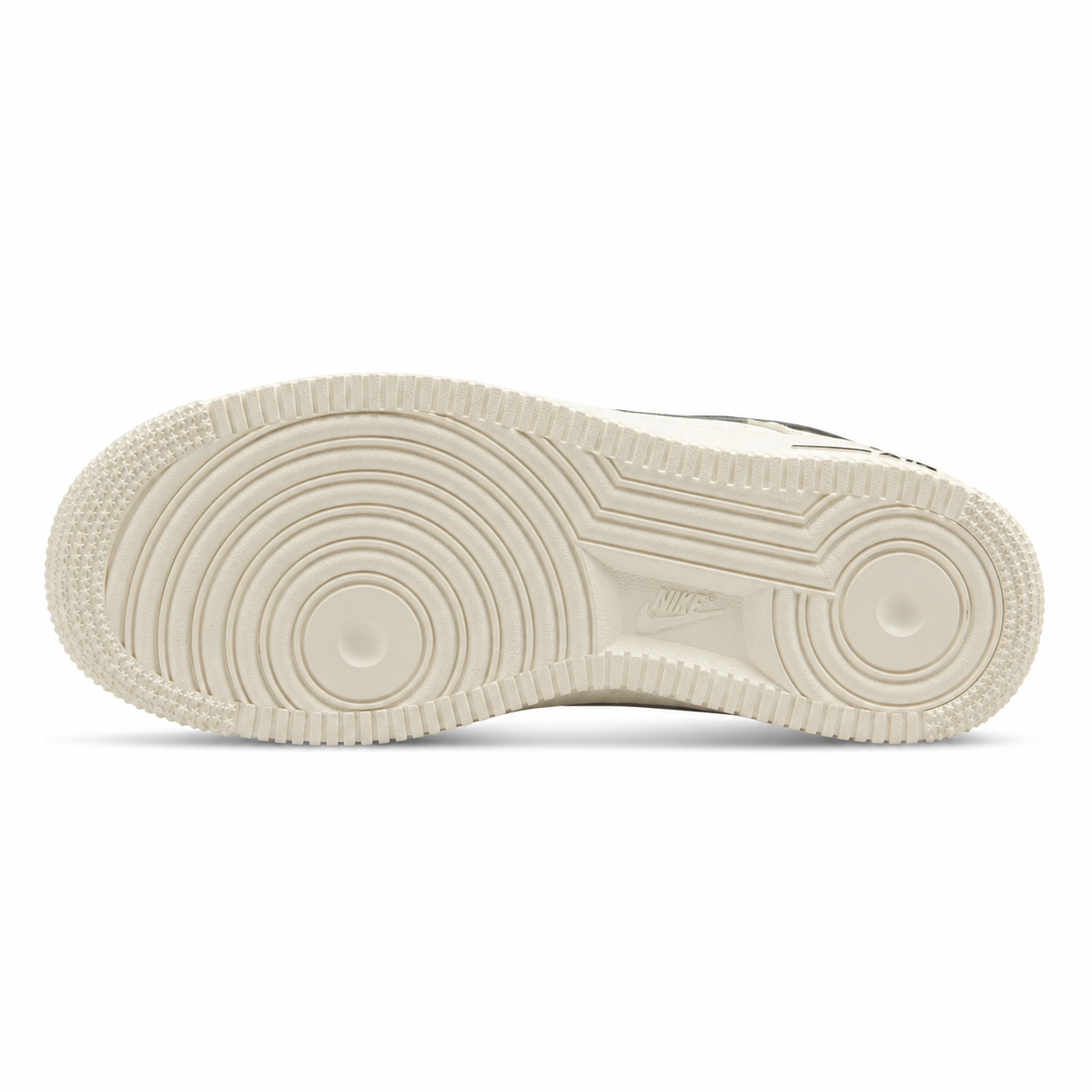 Nike Air Force 1 Low Light Bone preto suela crema