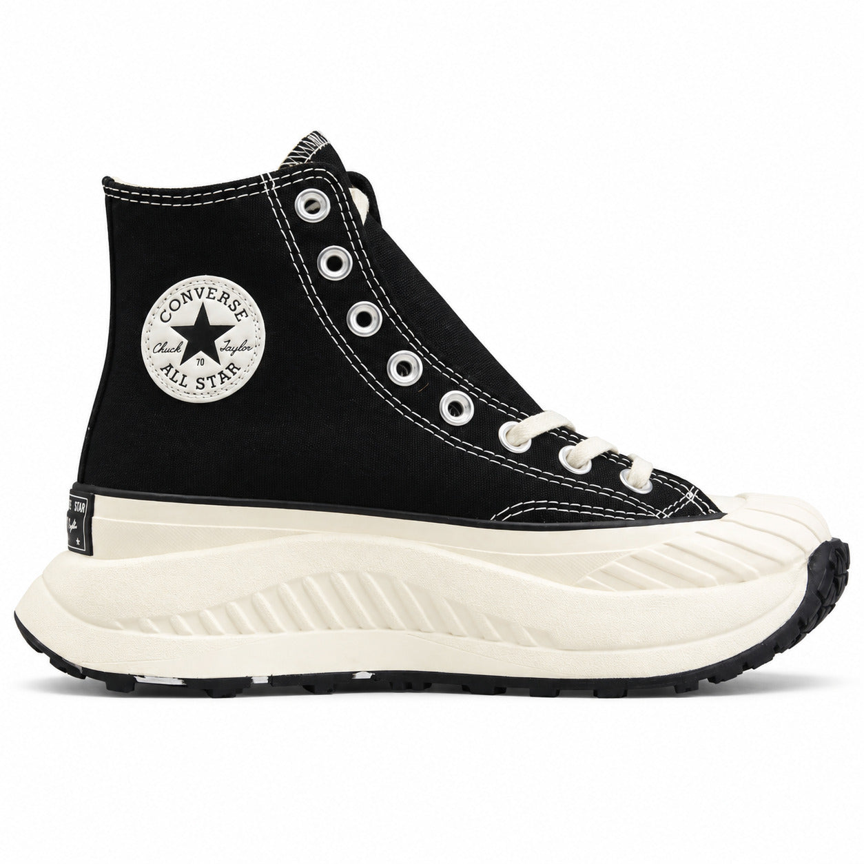 Converse Chuck 70 AT-CX Hi preto cru lateral derecha logo