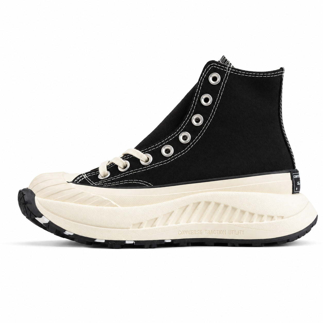 Converse Chuck 70 AT-CX Hi preto cru lateral izquierda