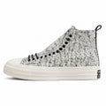 Converse Chuck 70 Hi bouclé branco preto cru lateral izquierda