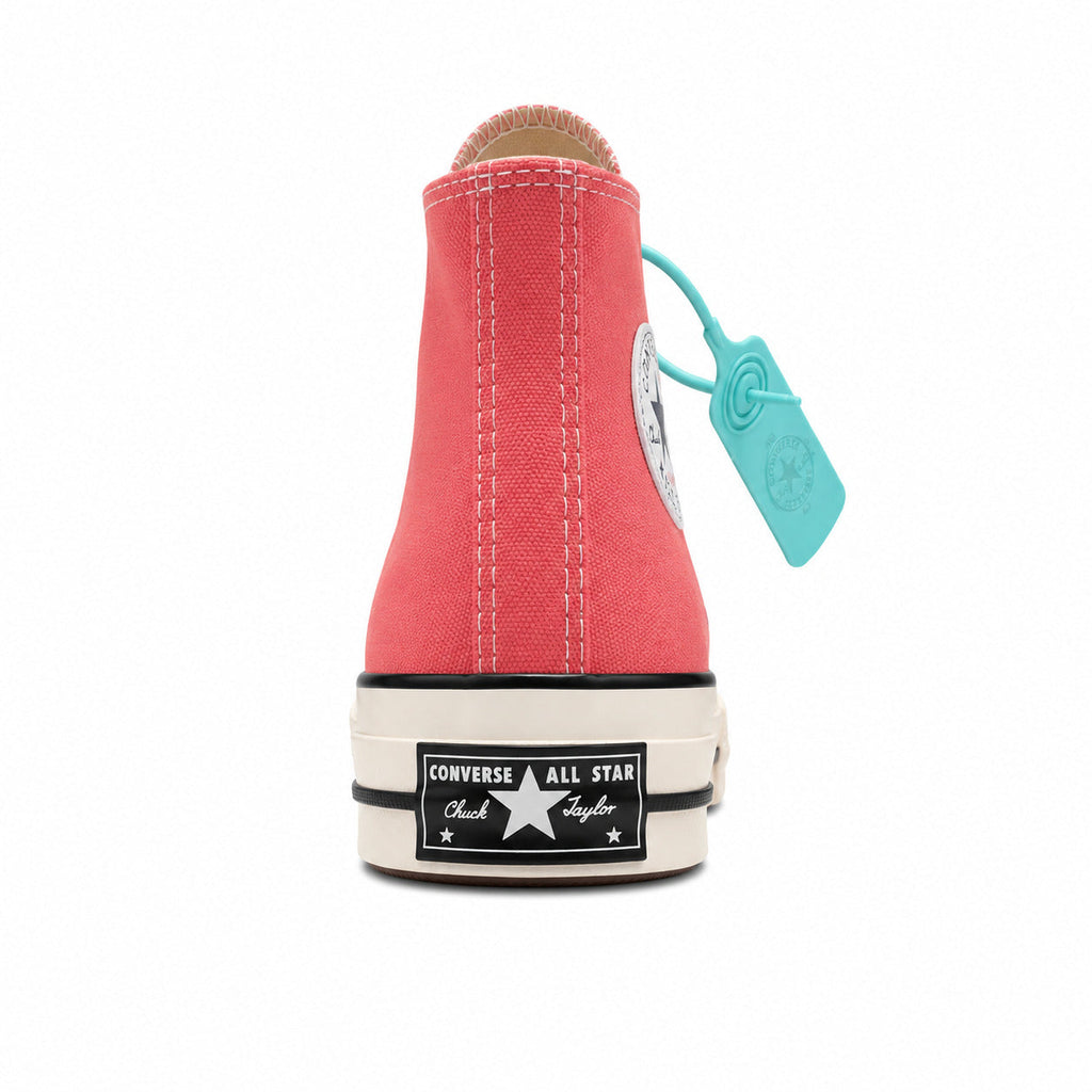 Converse Chuck 70 Hi rosa coral cru detalle talón