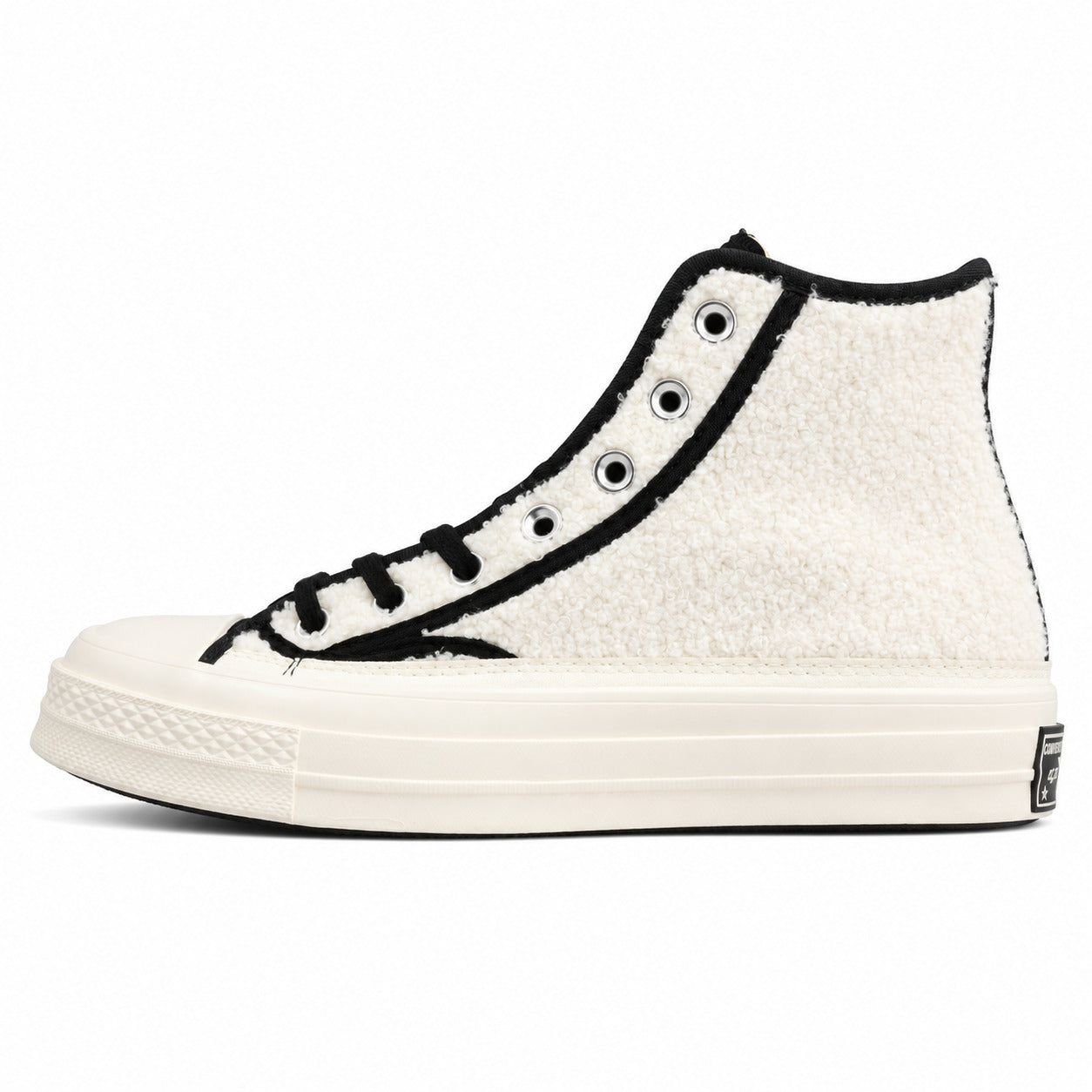 Chuck 70 HI Sherpa Branco / Preto / Cru