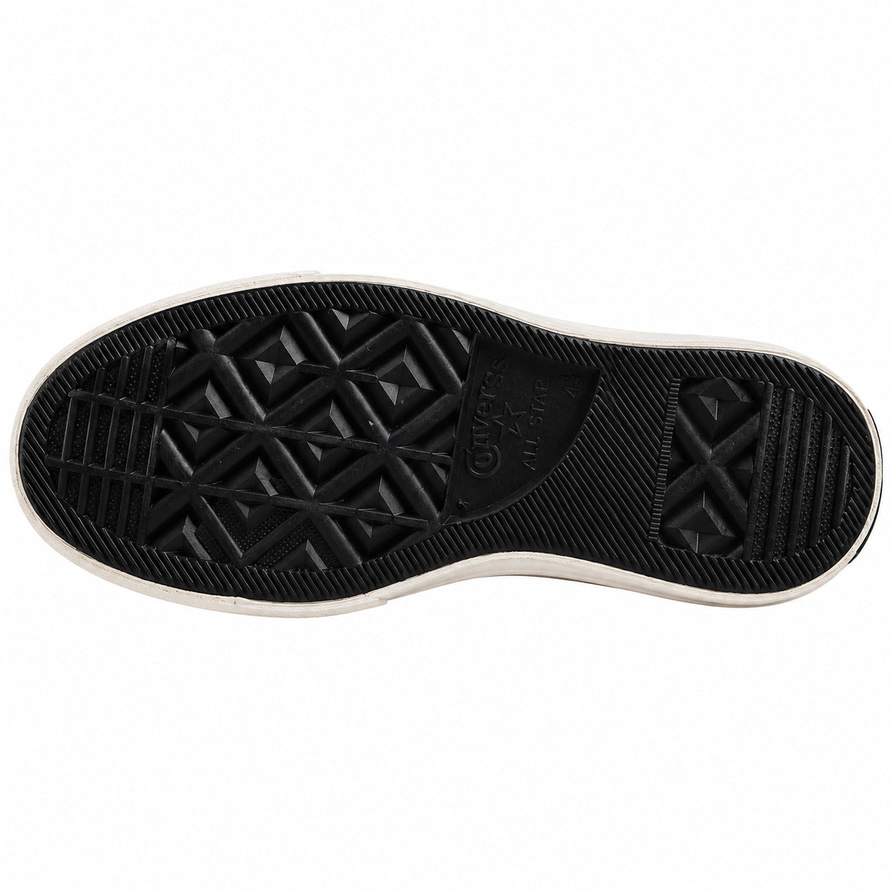 Converse Chuck 70 Hi sherpa preto branco cru suela inferior