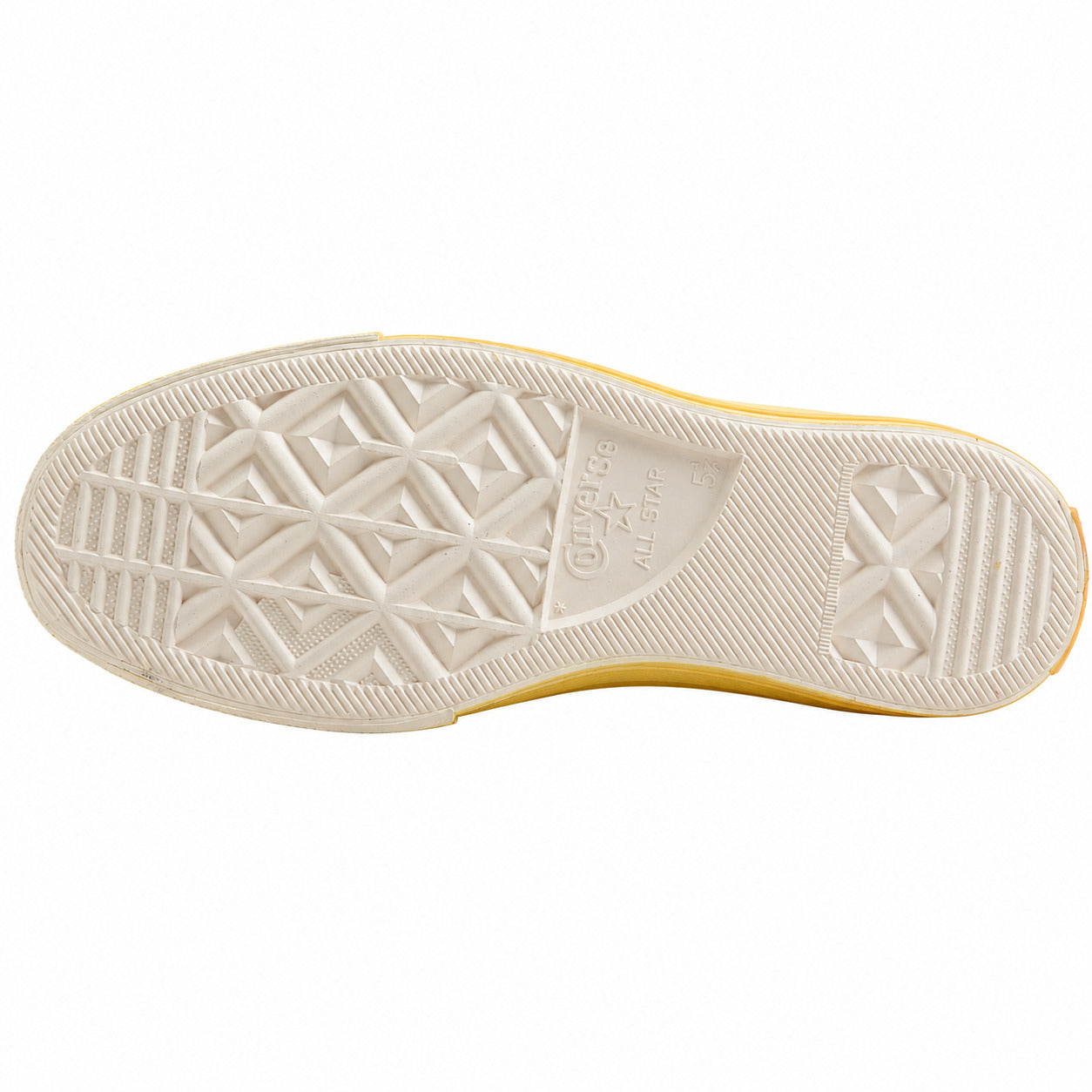 Converse Chuck 70 Low beige amarelo detalle talón plataforma