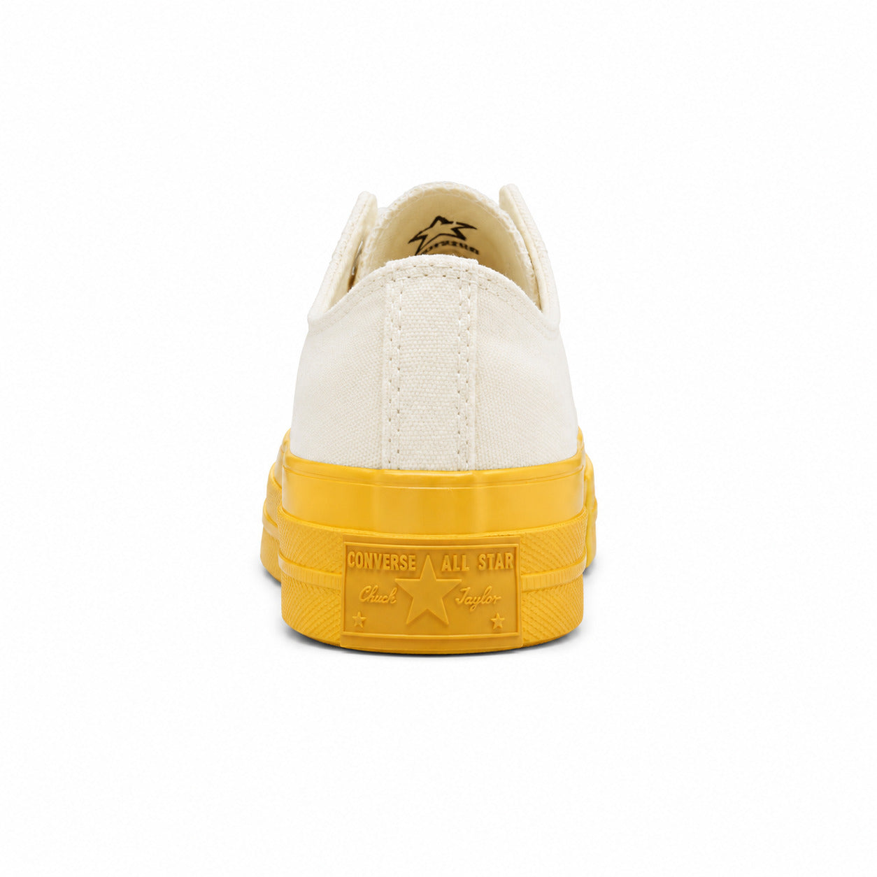 Converse Chuck 70 Low beige amarelo suela inferior