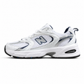 NB 530 Branco / Azul-marinho