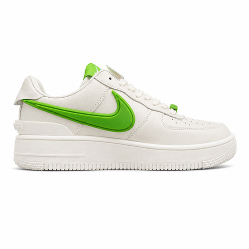 Nike Air Force 1 Low x Ambush branco verde lateral derecha