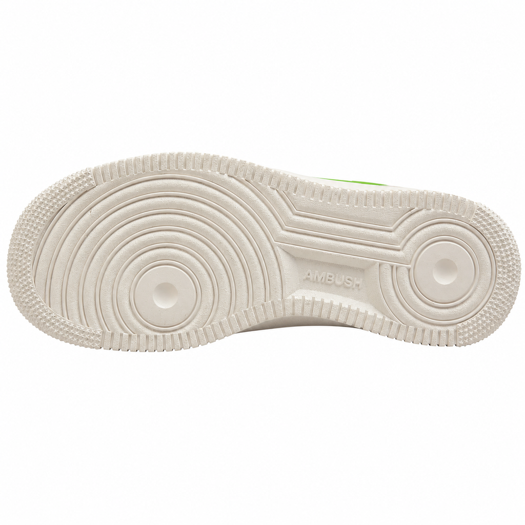 Nike Air Force 1 Low x Ambush branco verde detalle suela
