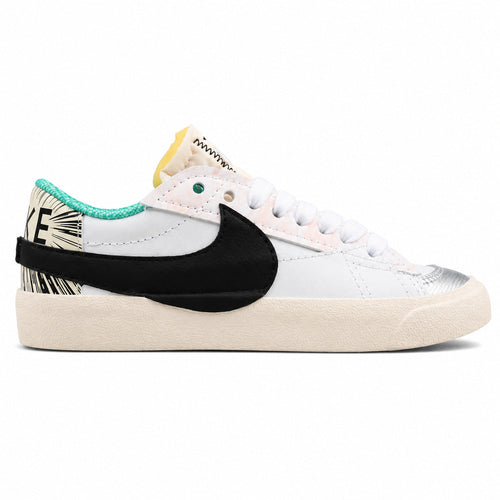 Nike Blazer Low 77 branco multicolor lateral derecha